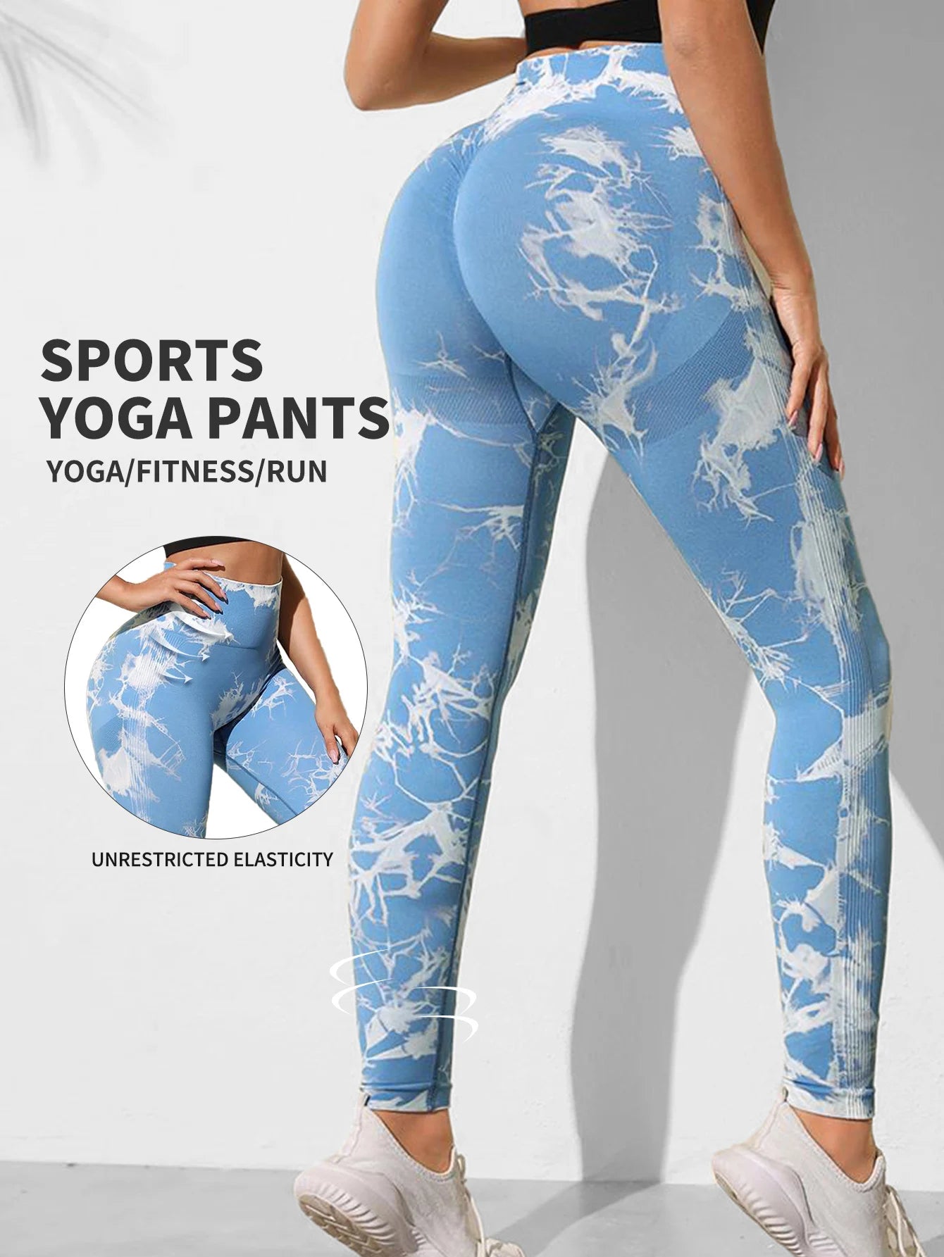 Tie Dye Yoga Pants Sport Leggings