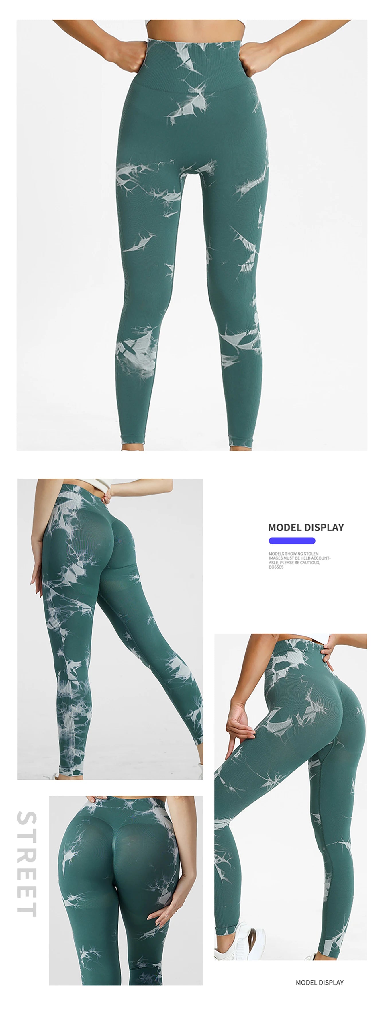 Tie Dye Yoga Pants Sport Leggings