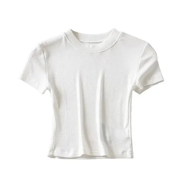 Women's Short Sleeve Crop Top