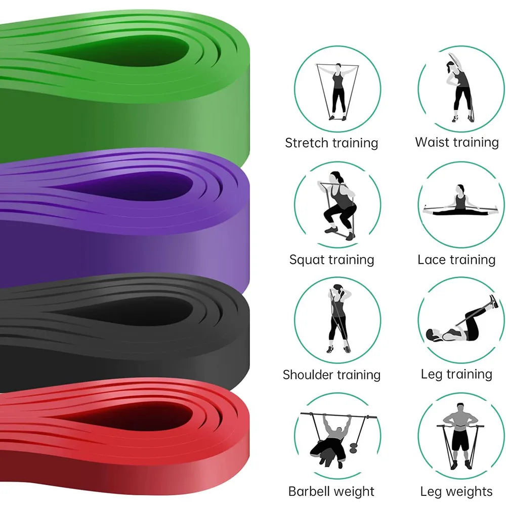 Resistance Band Heavy Duty Latex Sports Elastic Belt