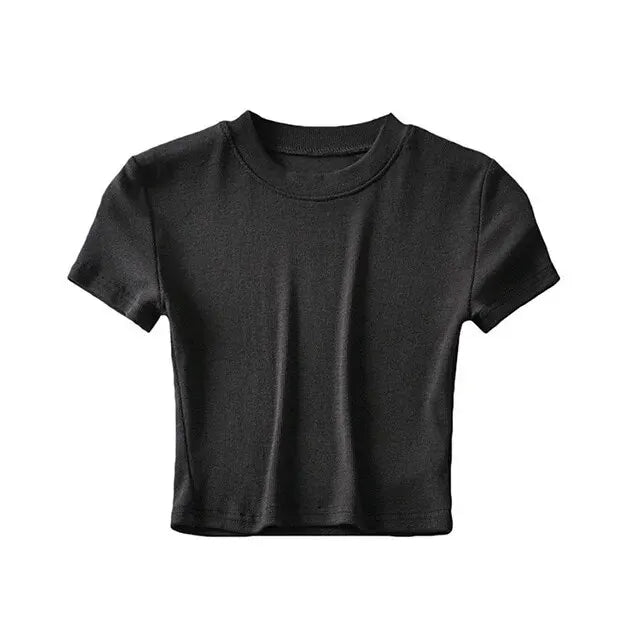 Women's Short Sleeve Crop Top